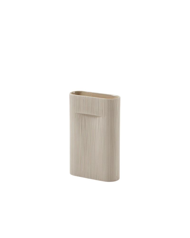 Ridge - Smėlio spalvos gėlių vaza 35cm