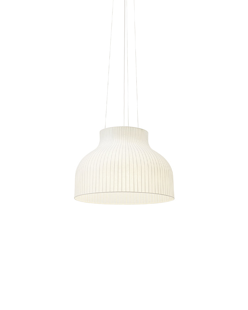 Strand - Balta pakabinama lempa - ø60cm