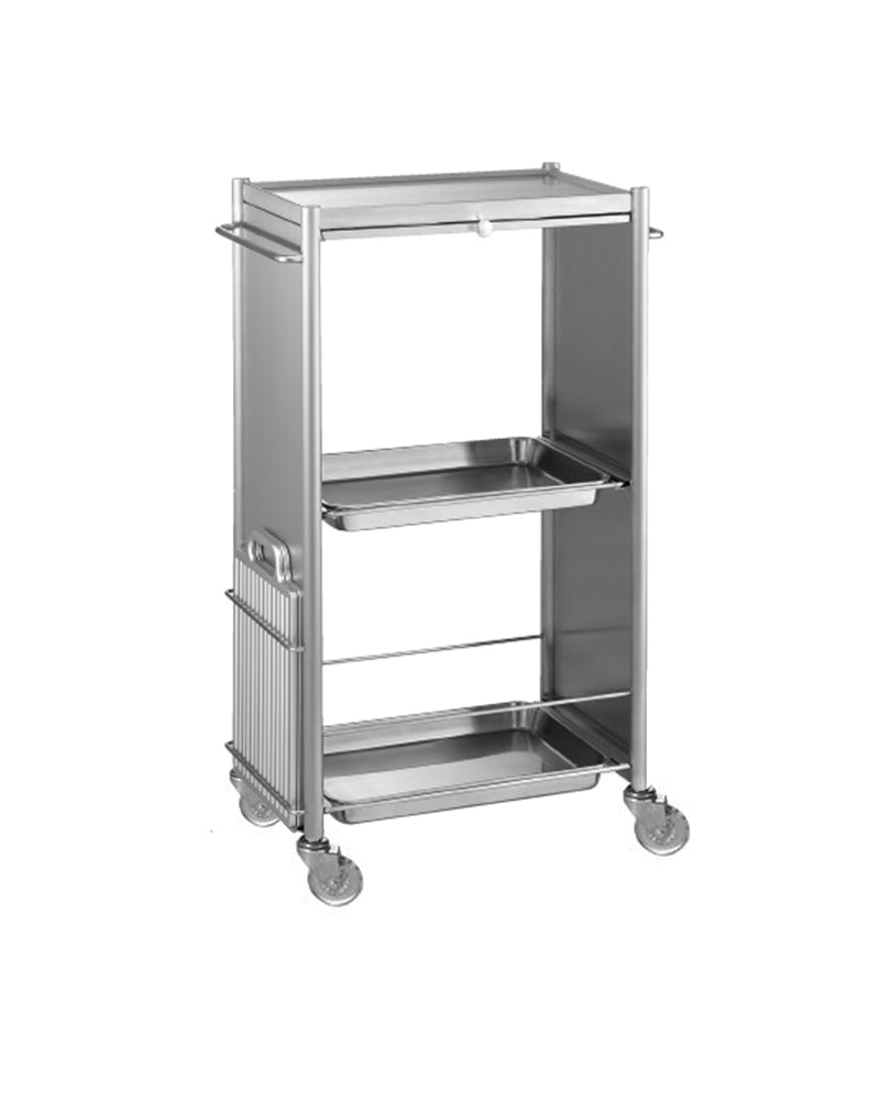 D-Galley - Aliuminio kirpyklos vežimėlis - Be stalčiaus