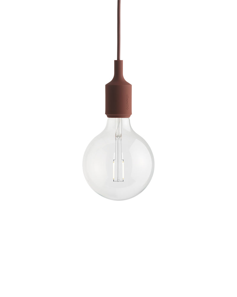 E27 LED - Tamsiai raudona lubų lempa