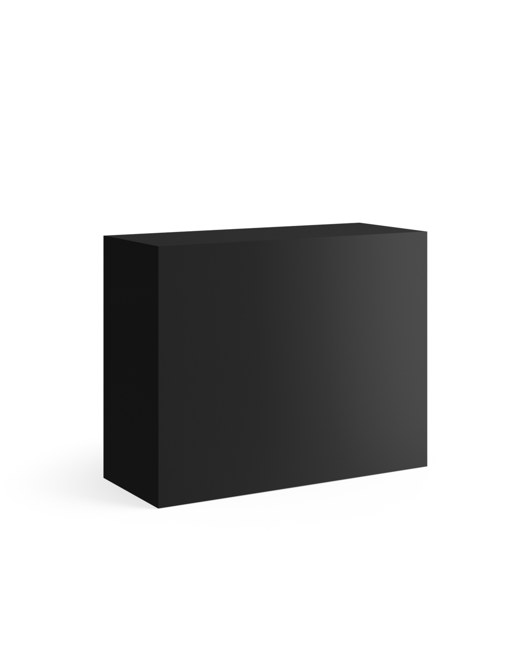 Welcome Black- Sort receptionsdisk fra Ästetik med slidstærk overflade til frisørudstyr i frisørsalon