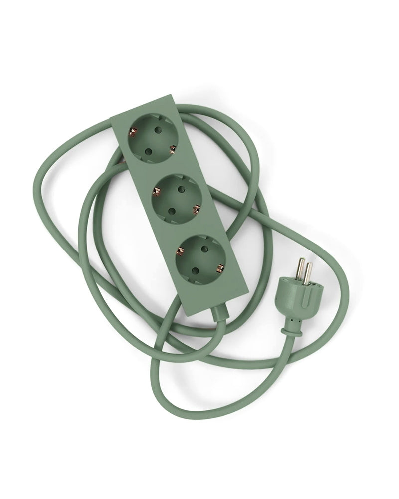 Power Bar Mossy Green - Žalia pratęsimo laidas - 5 metrai