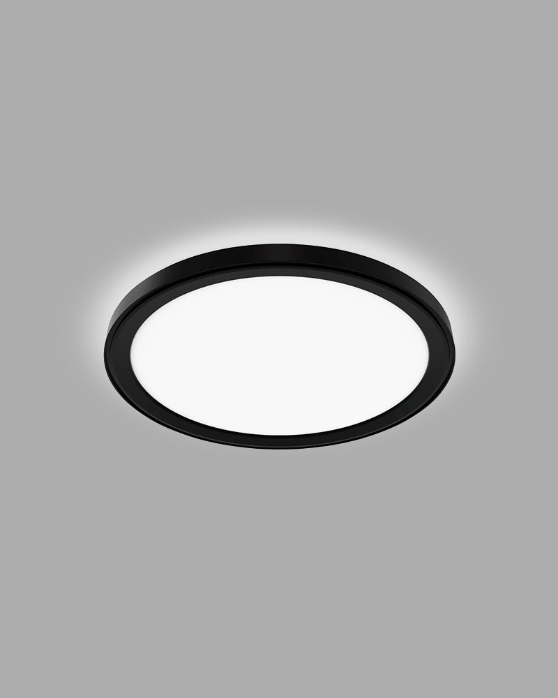 Sun LED - Juoda apvali kirpyklos šviesa - ø33cm